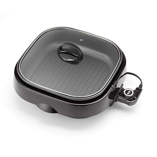 Aroma Housewares Grillet 4Qt. 3-in-1 Cool-Touch Electric Indoor Grill Portable