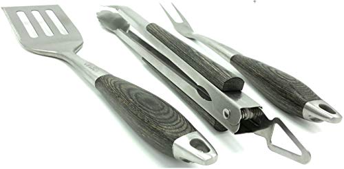 colsen Heavy Duty 3-Piece BBQ Grilling Tool Set