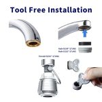 Awelife 3-function Dual Sprayer Kitchen Faucet Aerator - Image 6