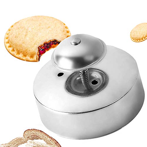3-1/2 Inch DIY Stainless Steel Round Sandwich Cutter for Kids