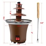 Electric Melting Machine Chocolate Fondue Fountain Set - Image 6