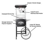 Black Antique Popcorn Popper Machine - Image 3
