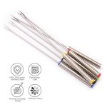 Set of 12 Stainless Steel Fondue Forks 9.5" - Image 2