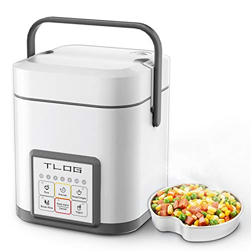 Brown Rice, White Rice, Soup Personal Travel Mini Rice Cooker