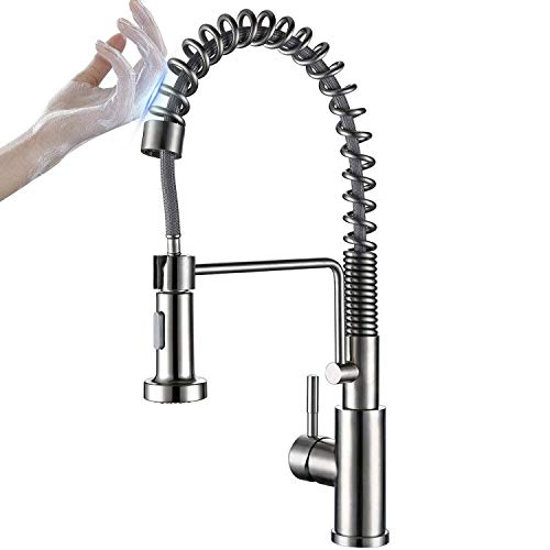 BAGNOLUX Touch On Kitchen Faucets with Pull Down Sprayer