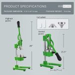 VIVOHOME Heavy Duty Commercial Manual Hand Press - Image 6