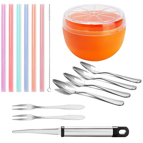 Grapefruit Spoons Knives Bowl Set