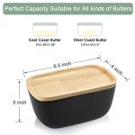 Ceramic Butter Container with Lid for Countertop - Image 2