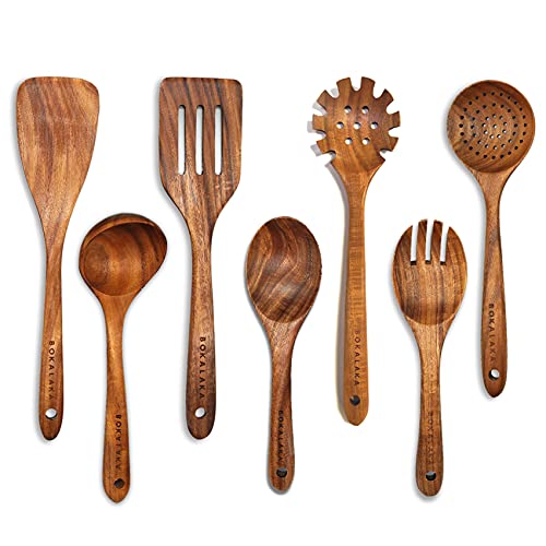 Wooden Spoons for Cooking Set