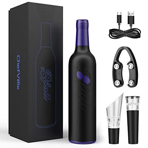 ChefVille W2 Electric Wine Bottle Opener USB Rechargeable