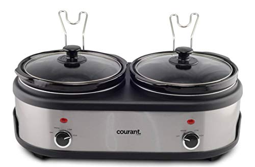Courant Double Slow Cooker 2.5 Quart Crock each
