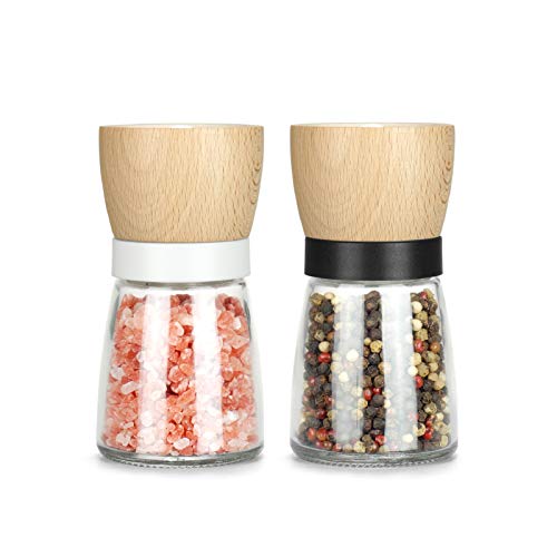VEVOK CHEF Wooden Salt and Pepper Grinder