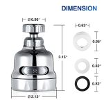 2Pcs 3 Mode Adjustable Faucet Sprayer Attachment - Image 3