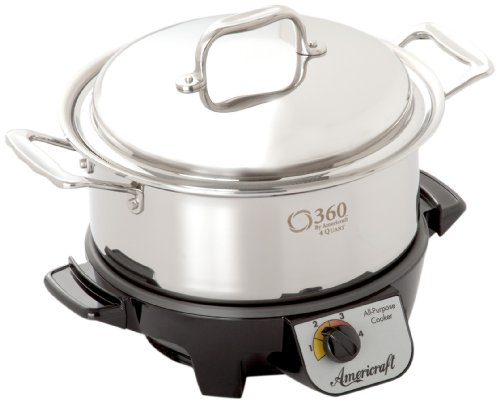 360 Stainless Steel Slow Cooker (4 Quart)