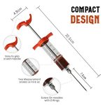 Meat Injector Kit, Plastic Marinade Turkey BBQ 1-oz Syringe - Image 4