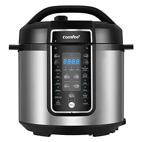 COMFEE’ 6 Quart Pressure Cooker 12-in-1