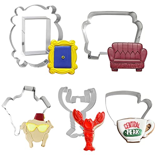 Friends TV Show Frame Cookie Cutters Set