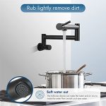 Cinwiny Pot Filler Faucet Wall Mount Matte Black - Image 2