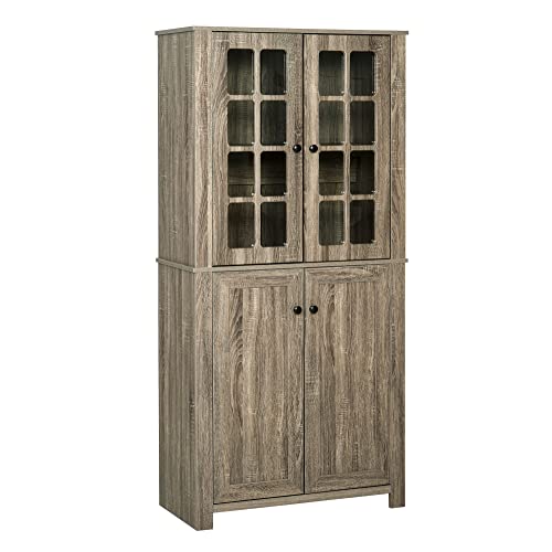 HOMCOM Freestanding Kitchen Pantry Storage