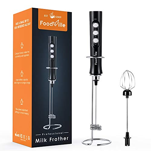 Rechargeable Milk Frother Handheld Foam Maker