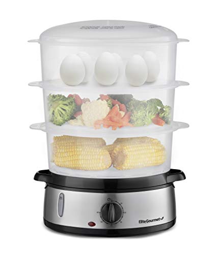 Elite Gourmet Maxi-Matic Electric Food Vegetable Steamer