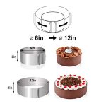 6 to 12inches Adjustable Stainless Steel Cake Ring - Image 2