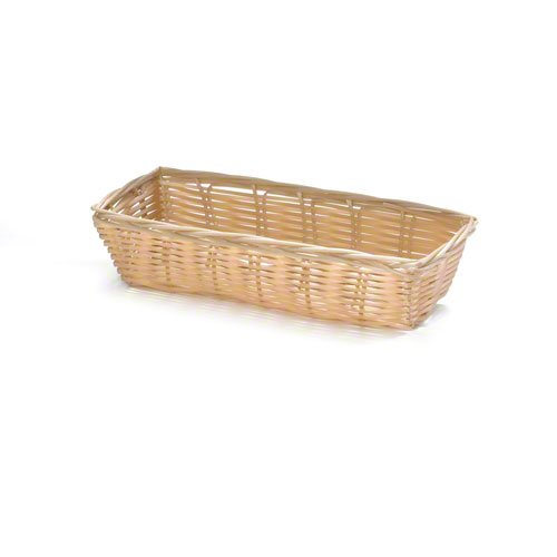 Tablecraft 9" Rectangular Natural Handmade Cracker Basket