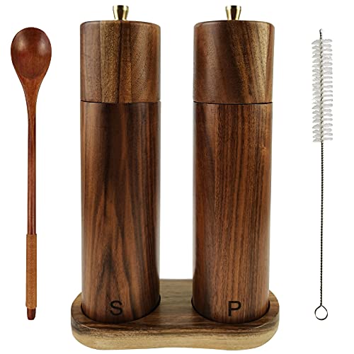 Adjustable Salt and Pepper Grinder Set