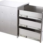 Outdoor Kitchen Drawers Stainless Steel 3-Drawer - Image 6
