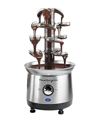 Nostalgia Stainless Steel Cascading Fondue Fountain