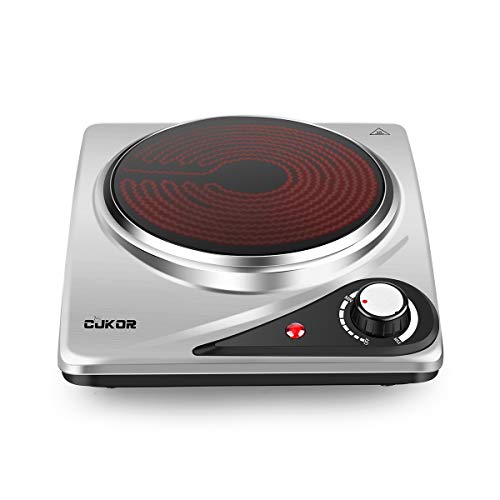 CUKOR Electric Single Hot Plate, Portable Stove