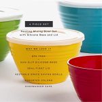 BINO Plastic Mixing Bowls with Lids Set - Image 2