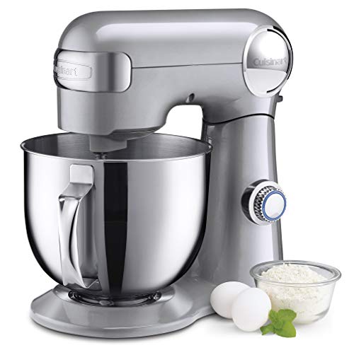Cuisinart 5.5-Quart Stand Mixer, Brushed Chrome