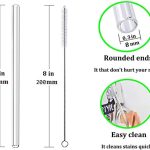 With 10 Straight Smoothie Straws and 2 Cleaning Brush - Image 2