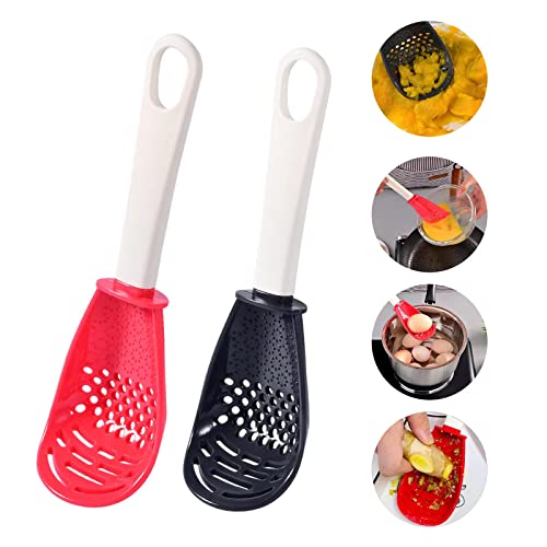 2 Pcs Multifunctional Cooking Spoons