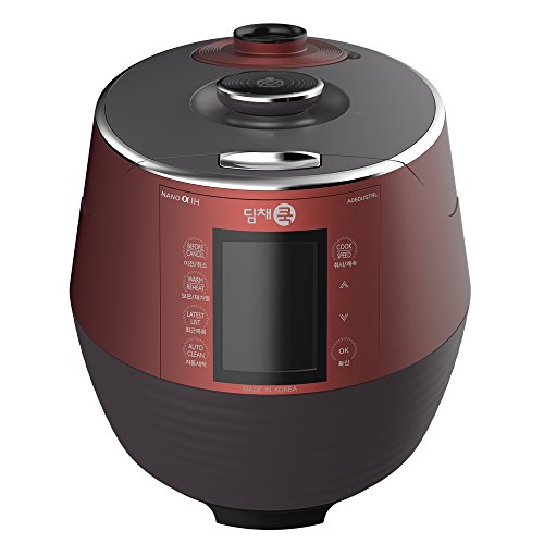 Dimchae Pressure Rice Cooker, Red