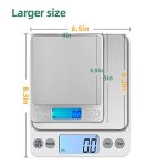 KUBEI Upgraded Larger Size Digital Food Scale Weight Grams and OZ - Image 3