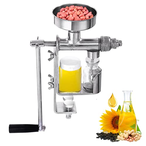 VBENLEM Manual Oil Press Stainless Steel