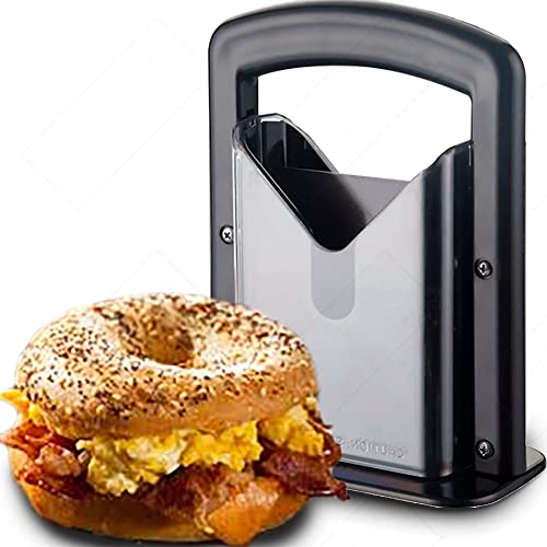 Commercial Bagel Cutter,Built-In Safety Shield