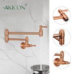 Copper Finishe Wall-Mounted Pot Filler Faucet - Image 6