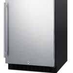 Undercounter Refrigerator with Glass Shelves and Door Storage