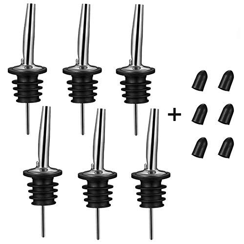 6PCS Stainless Steel Pourers, BALTRE Speed pourer