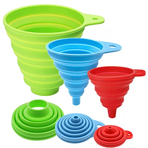 Collapsible Funnel for Filling Bottles