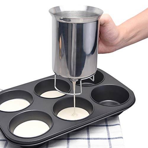 900ML Stainless Steel Pourer Handheld Making Crepes
