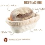Proofing Basket & Liner Rattan Handmade rattan bowl - Image 3