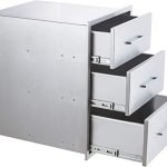 Outdoor Kitchen Drawers Stainless Steel 3-Drawer - Image 5