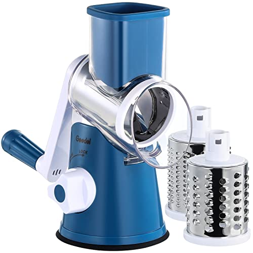 Kitchen Mandoline Vegetable Slicer with 3 Interchangeable Blades
