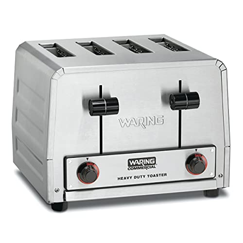 Waring Commercial 4-Slice Heavy Duty Commercial Pop-Up Toaster
