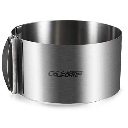 Cake Mold-Cake Ring-Adjustable Round Stainless Steel