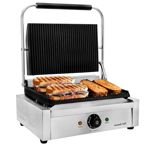 Chef's Supreme Commercial Panini Grill